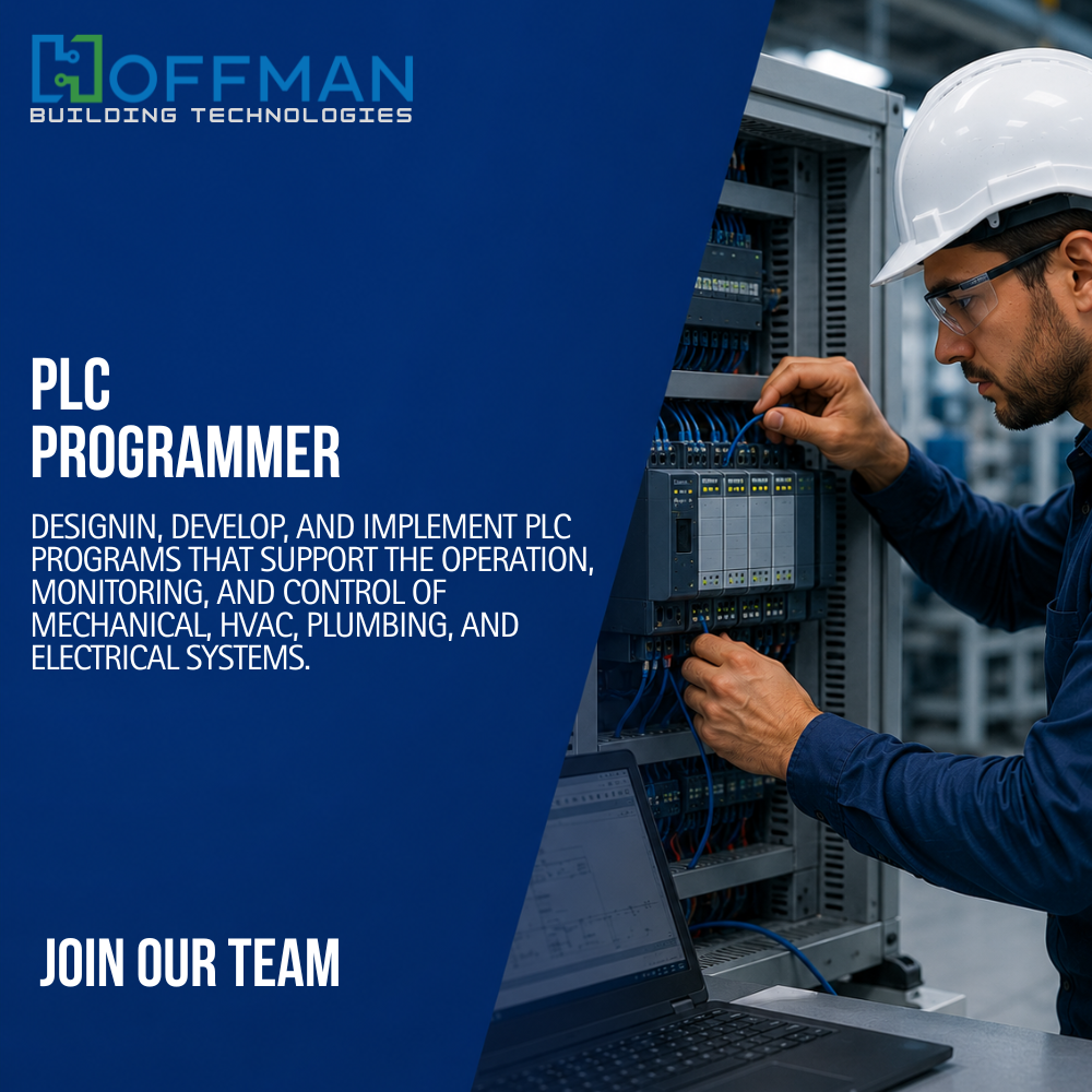 HBT Hiring PLC Prog Hoffman Building Technologies - Hiring post - Controls tech intern.