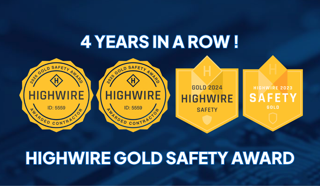 HBT Earns Fourth Consecutive Highwire Gold Safety Award