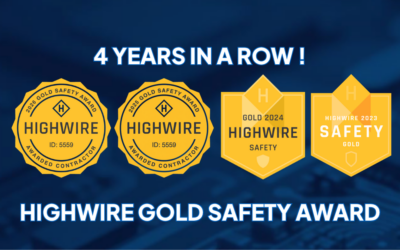 HBT Earns Fourth Consecutive Highwire Gold Safety Award