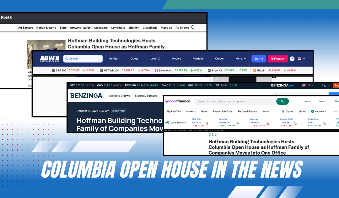 Hoffman Building Technologies Hosts Columbia Open House as Hoffman Family of Companies Moves Into One Office