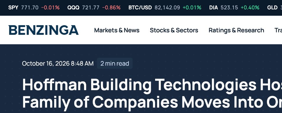 Benzinga article on the Columbia open house