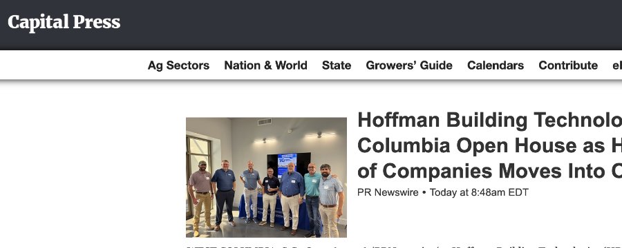 Capital Press article on the Columbia open house